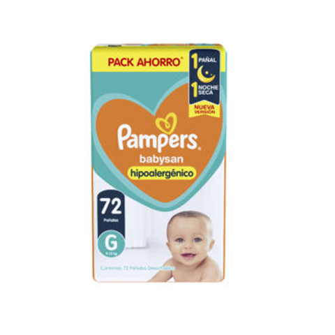 Pampers Baby san mes consumo en internet