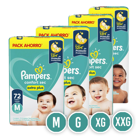 Pampers Confort Sec Mes consumo