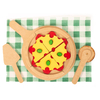 Pizza Juego de Encastre de madera