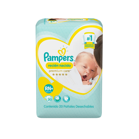 Pampers Premium Care RN+ (Hast.6KG) x20u