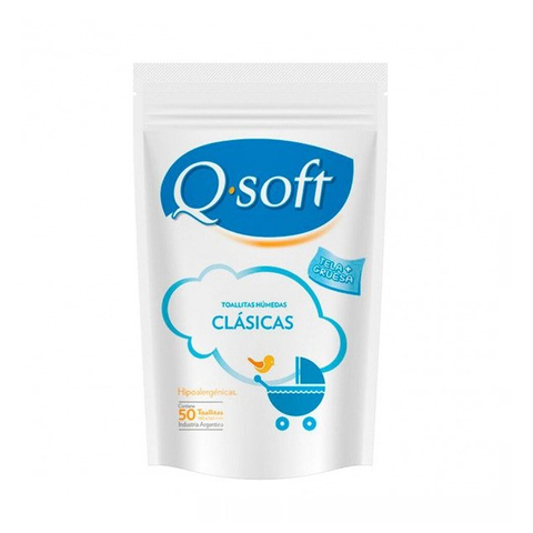 Toallas Q-Soft clasicas x 50U.