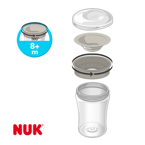 Vaso Magic Cup NUK 360º (230ml 8+m) - tienda online
