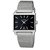 RELOJ CASIO DAMA CAJA EN ACERO INOXIDABLE MALLA EN ACERO TEJIDA DIAL NEGRO ANALOGICO LTP-1334BD-1A