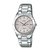 RELOJ CASIO DAMA CAJA Y CORREA EN ACERO INOXIDABLE ANALOGICO CRISTAL MINERAL DOBLE CALENDARIO LTP-1410D-7A2