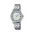 RELOJ CASIO DAMA CORREA EN ACERO HEBILLA DE TRES PLIEGUES CRISTAL MINERAL DIAL CON NUMEROS ROMANOS LTP-1391D-7A2VDF
