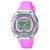 RELOJ CASIO DAMA DIGITAL CORREA DE RESINA ROSA SUMERGIBLE 50M LUZ LED LW-203- 4AVDF