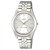 RELOJ CASIO CABALLERO CORREA DE ACERO INOXIDABLE DIAL PLATEADO CRISTAL MINERAL MTP-1129A-7A