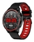 SmartWatch Tressa SW-111-wh - Reloj inteligente para iOS y Android Malla Negra y Roja