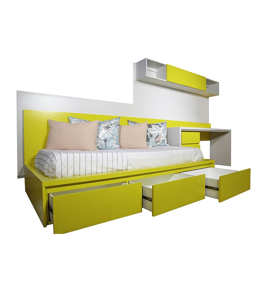Juego de dormitorio juvenil Roma - Noray Muebles