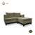 Sillon Sofa Esquinero Bamberg con Puff Independiente