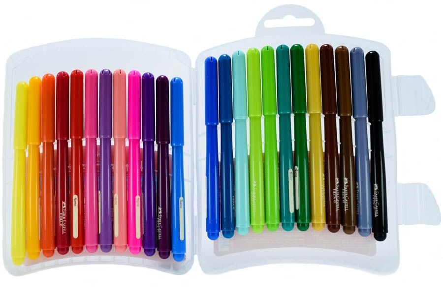 Faber Castell Caja de Marcadores 24 Colores