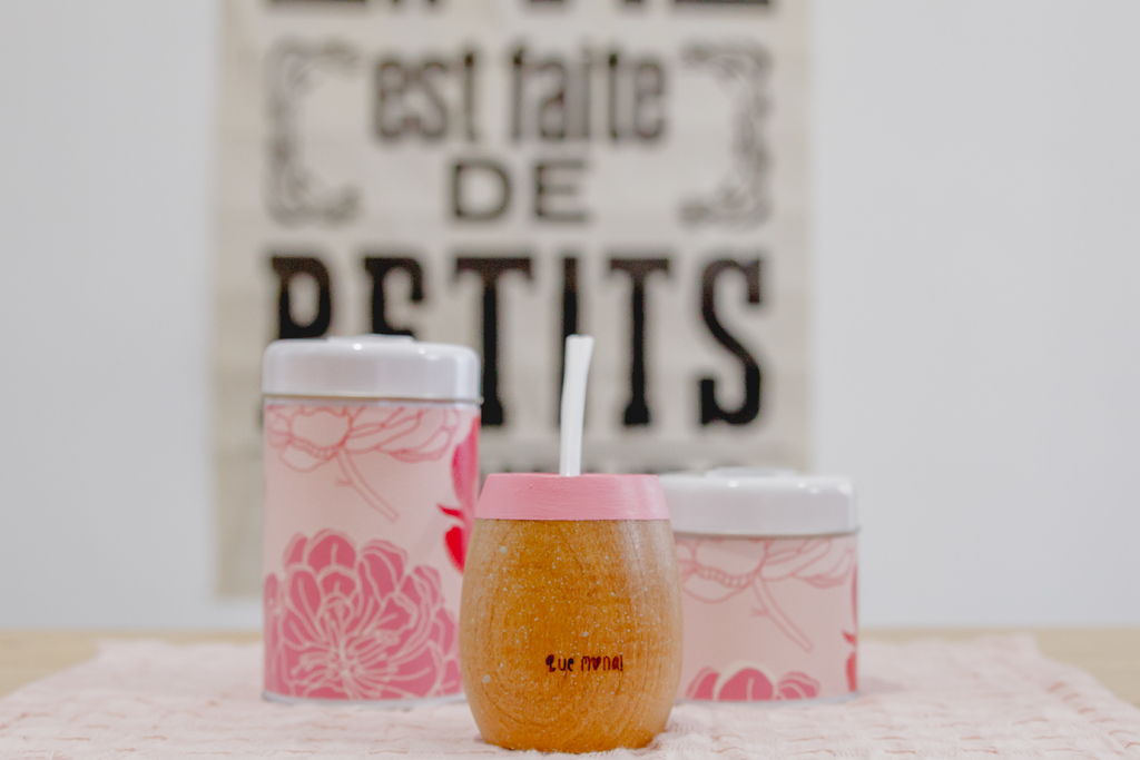 SET LATAS ESTAMPA PEONIA (SIN MATE)