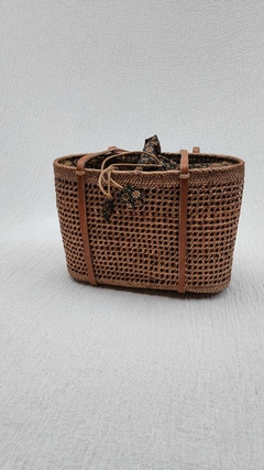 ACC078 Cartera de ratan calada- 32x23cmh - comprar online
