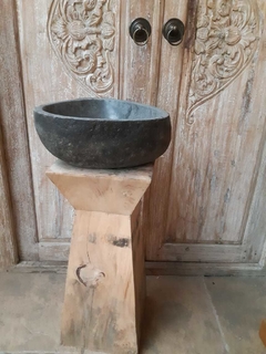 PIE019- Bacha de piedra chica- (Hasta 44cm) - comprar online