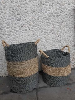 (SEA001)Juego cestos sea grass