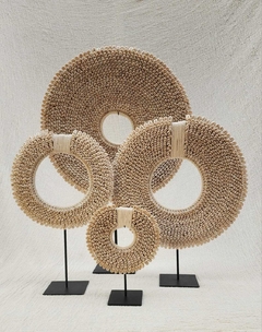 DEL081B- Collar buzios de Papua 50x75cm - Nueva medida en internet