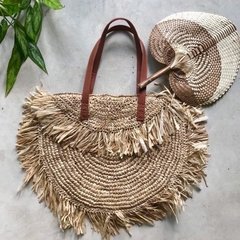 ACC012 - Cartera deseada de rafia natural