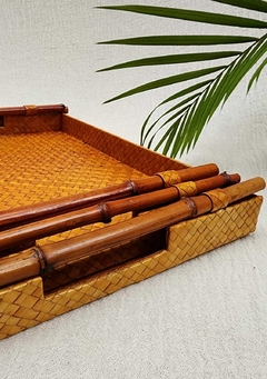 FIB001- Set de tres bandejas de fibra TERRACOTA - Mirador
