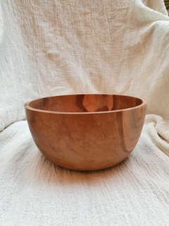 MAT206- BOWL DE TECA CURVO 25X12cmh