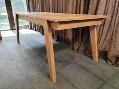 MUE093- Mesa rectangular de teca 2x1m - comprar online