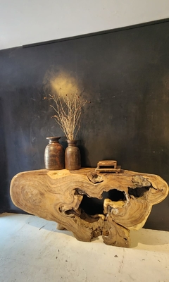 RA25- Mesa consola de Saman 1,90 x 36cm x80cmh