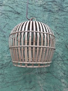 LAM021 - Lamparas de bambu grandes gallo de rinha - comprar online