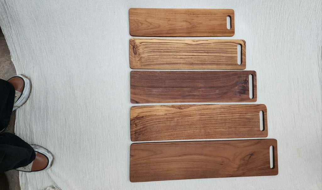 MAT233 Tabla de teca 65x16cm 1,5 espesor Mirador