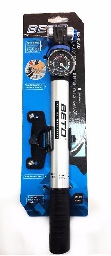 INFLADOR BETO EZ-032AG PARA BICI CON MANÓMETRO
