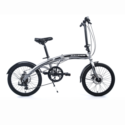 BICICLETA RALEIGH CURVE PLEGABLE RODADO 20 CON DISCO