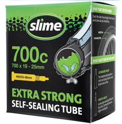 CÁMARA SLIME AUTOSELLANTE CON LÍQUIDO INCORPORADO RODADO 700 X 19/25MM VÁLVULA PRESTA (UNIDAD)