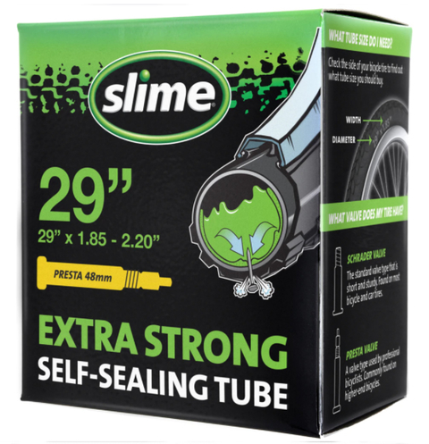 CAMARA SLIME AUTOSELLANTE CON LÍQUIDO INCORPORADO RODADO 29" VÁLVULA PRESTA (UNIDAD)