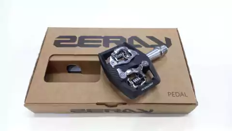 PEDALES ZERAY AUTOMÁTICOS DE CARBONO DOBLE TRABA PARA MTB - DOWNHILL
