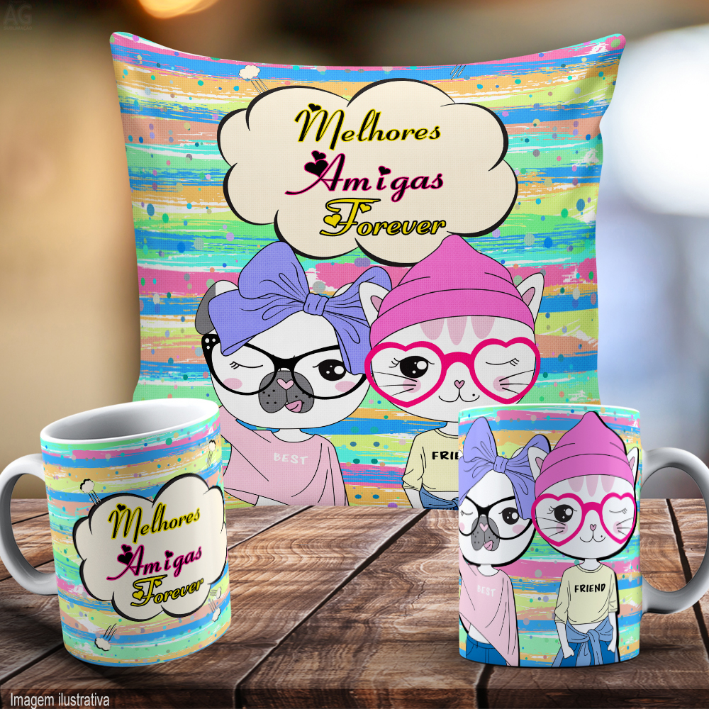 Caneca Best Friend Forever -  - Canecas personalizadas em