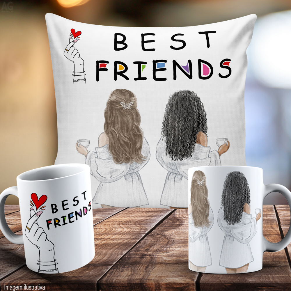 Caneca Best Friend Forever -  - Canecas personalizadas em