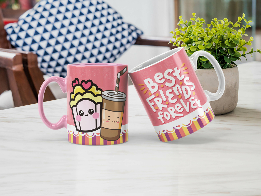 Caneca Best Friend Forever -  - Canecas personalizadas em