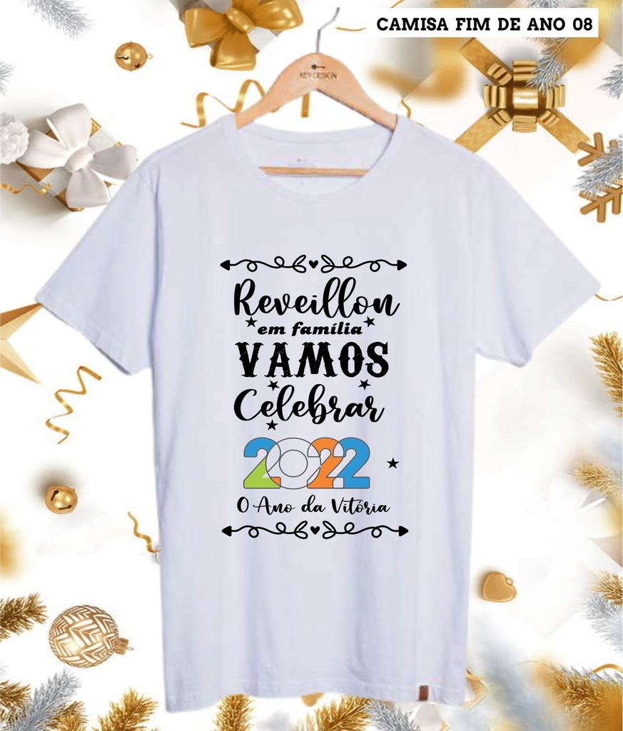 Camisa 2021 Que os jogos comecem Fim de Ano Reveillon