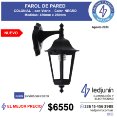 Farol de Pared Cuatro Caras