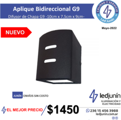 Aplique Bidireccional Exterior G9