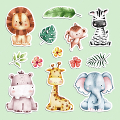 Plancha Stickers - Infantil 3
