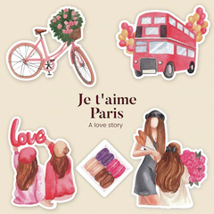 Plancha Stickers - Infantil 59