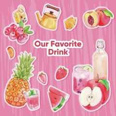 Plancha Stickers - Infantil 60