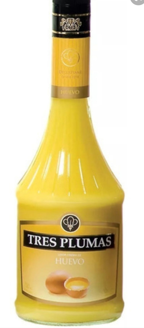 LICOR DE HUEVO TRES PLUMAS