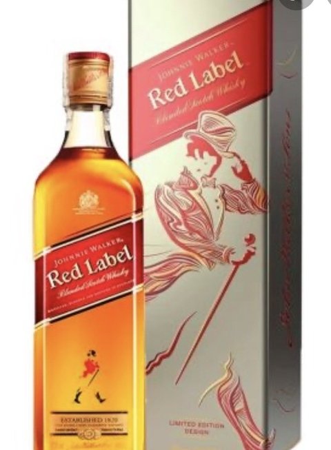 JOHNNIE WALKER RED LABEL EN LATA