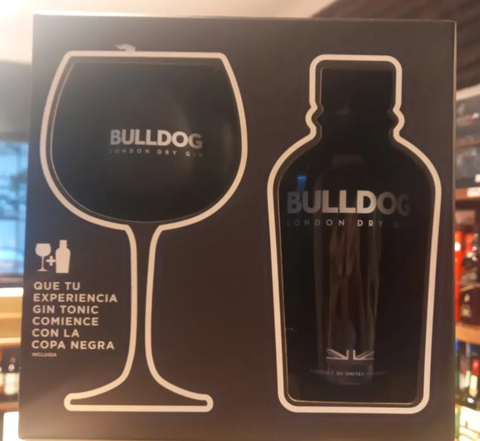 ESTUCHE GIN BULLDOG + COPON