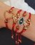 Pulsera Osiris OJO TURCO con strass | Hilo Rojo en internet