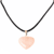Collar Lovely CUARZO AZUL Piedra Natural Semipreciosa con Engarce en Plata + de REGALO Lazo Negro Colgante - Barlina Style