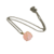 Collar Sassenach | CUARZO BLANCO | Esfera con engarce de plata - Barlina Style