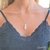 Collar Brianna CUARZO AMATISTA violeta | Piedra Natural SEMIPRECIOSA + engarce de PLATA - comprar online