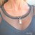 Collar Selene Duo - Selenita + Citrino - comprar online