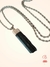 Collar TURMALINA Negra Kala Big PIEDRA NATURAL SEMIPRECIOSA con engarce de PLATA | Cadena 60cm en internet